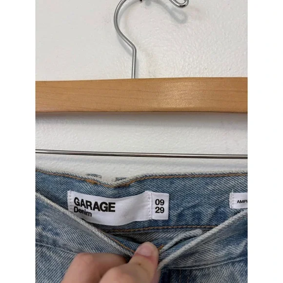 New Garage Low Rise Baggy Jeans – Tori Blue – Size 9/29 - Picture 3 of 6